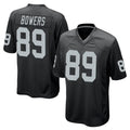 LV.Raiders #89 Brock Bowers Player Black Home Game Ldoa Stitched Jerseys