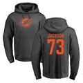 M.Dolphins #73 Austin Jackson Player Darkgray Pullover Hoodies Limited Ldoa Stitched Jerseys