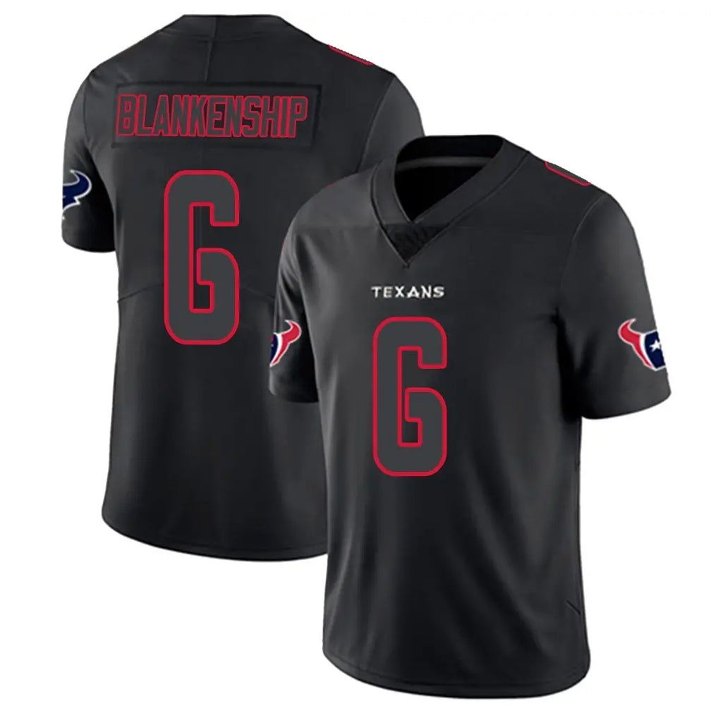 H.Texans #6 Reed Blankenship Player Black Impact Limited Game Ldoa Stitched Jerseys