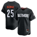 B.Orioles #25 Pete Alonso Player Black City Connect Limited Home Game Ldoa Stitched Jerseys
