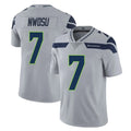 S.Seahawks #7 Uchenna Nwosu Player Gray Limited Vapor Untouchable Home Game Ldoa Stitched Jerseys