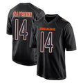 C.Bears #14 Kalif Raymond Player Carbon Black Fashion Game Ldoa Stitched Jerseys