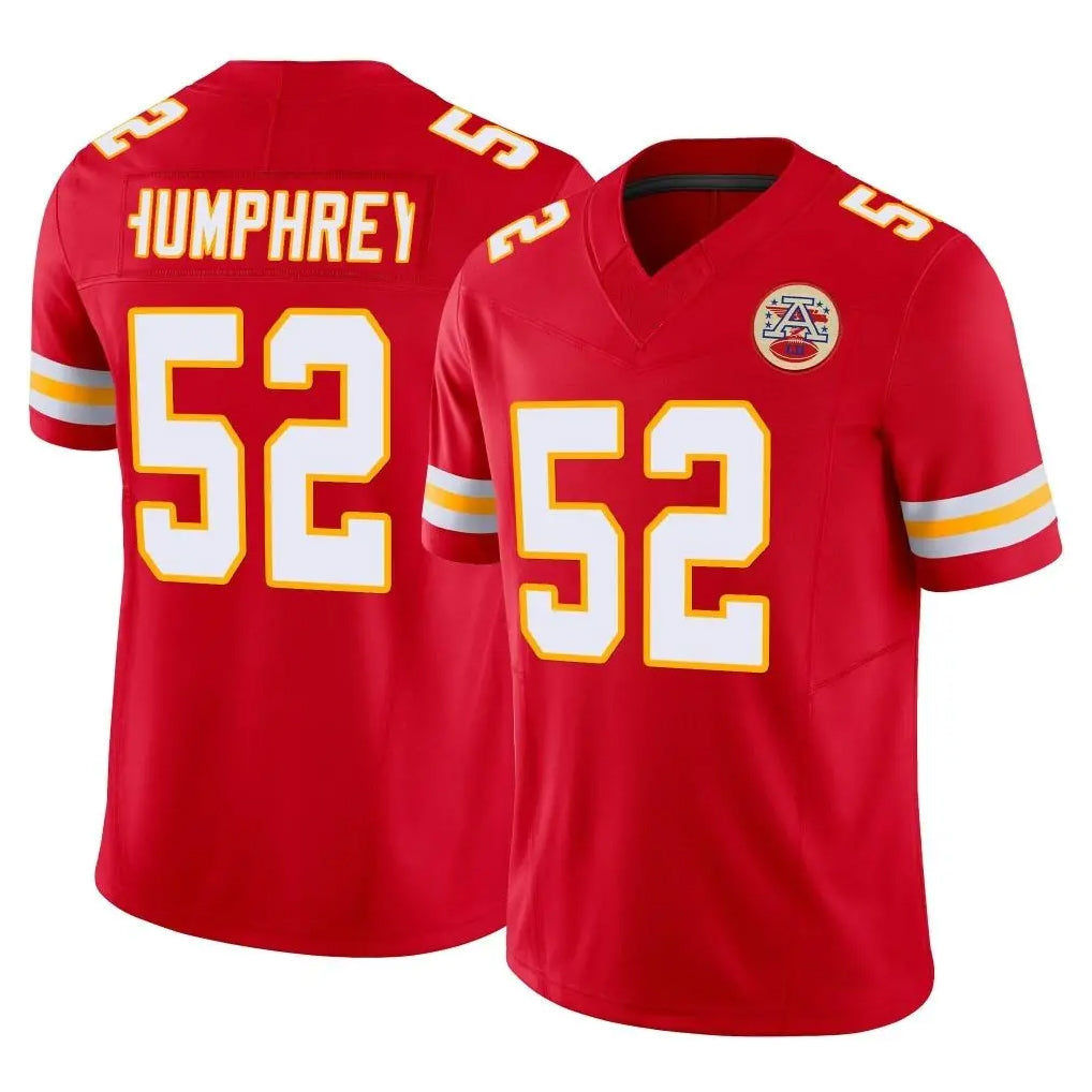 KC.Chiefs #52 Creed Humphrey Player Red Limited Vapor F.U.S.E. Home Game Ldoa Stitched Jerseys