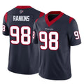 H.Texans #98 Sheldon Rankins Player Navy Limited Vapor F.U.S.E. Home Game Ldoa Stitched Jerseys