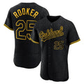 Athletics #25 Brent Rooker Player Black Snake Skin City Limited Elite Home Game Ldoa Stitched Jerseys