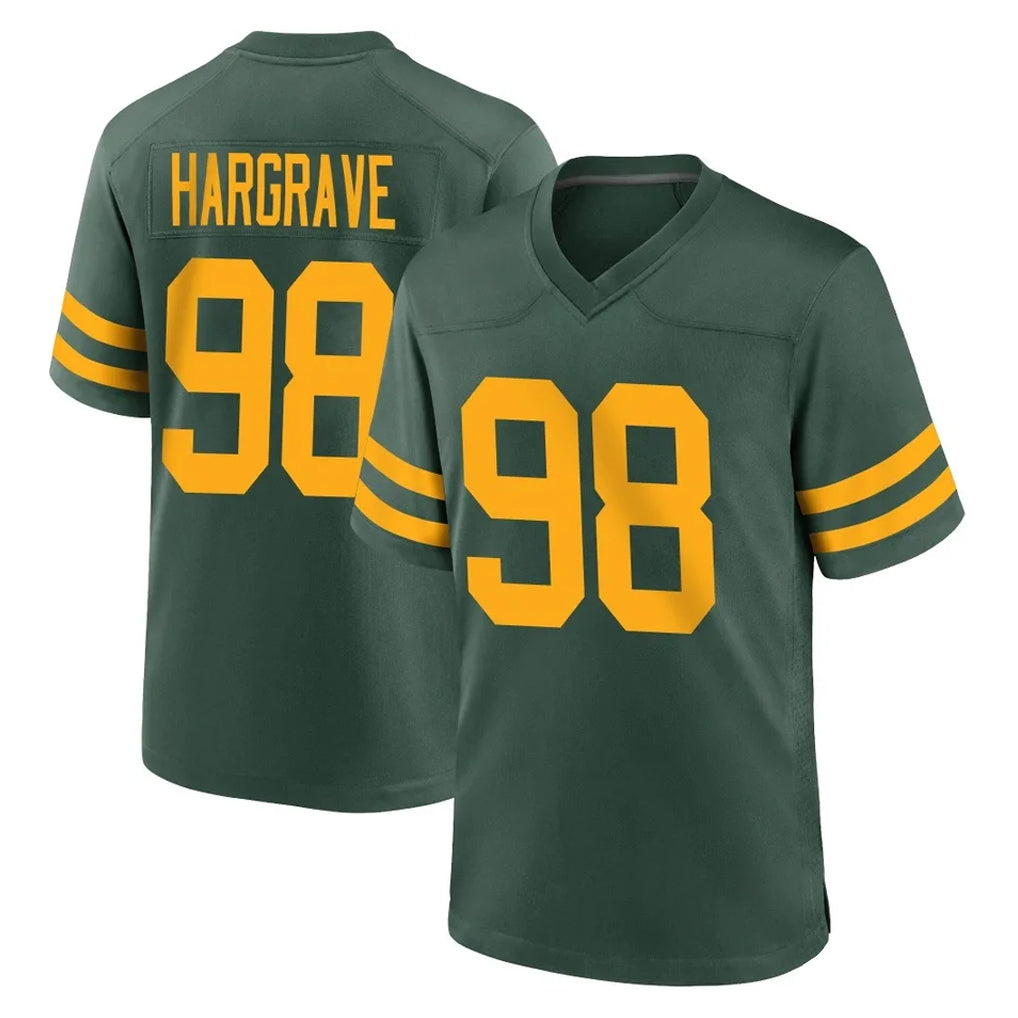 GB.Packers #98 Javon Hargrave Player Green Alternate Home Game Ldoa Stitched Jerseys