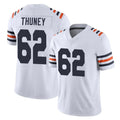 C.Bears #62 Joe Thuney Player White Classic Vapor Limited Home Game Ldoa Stitched Jerseys