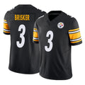 P.Steelers #3 Jaquan Brisker Player Black Limited Vapor F.U.S.E. Home Game Ldoa Stitched Jerseys