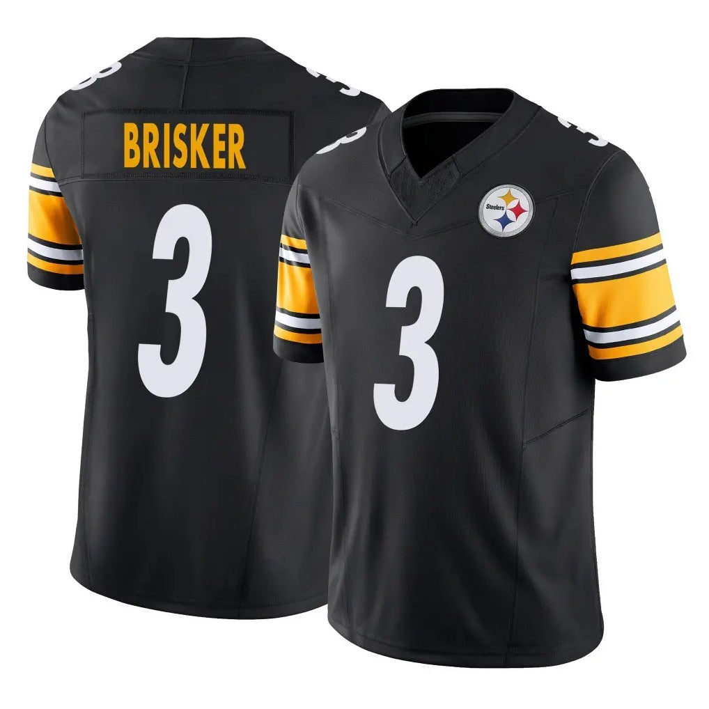 P.Steelers #3 Jaquan Brisker Player Black Limited Vapor F.U.S.E. Home Game Ldoa Stitched Jerseys