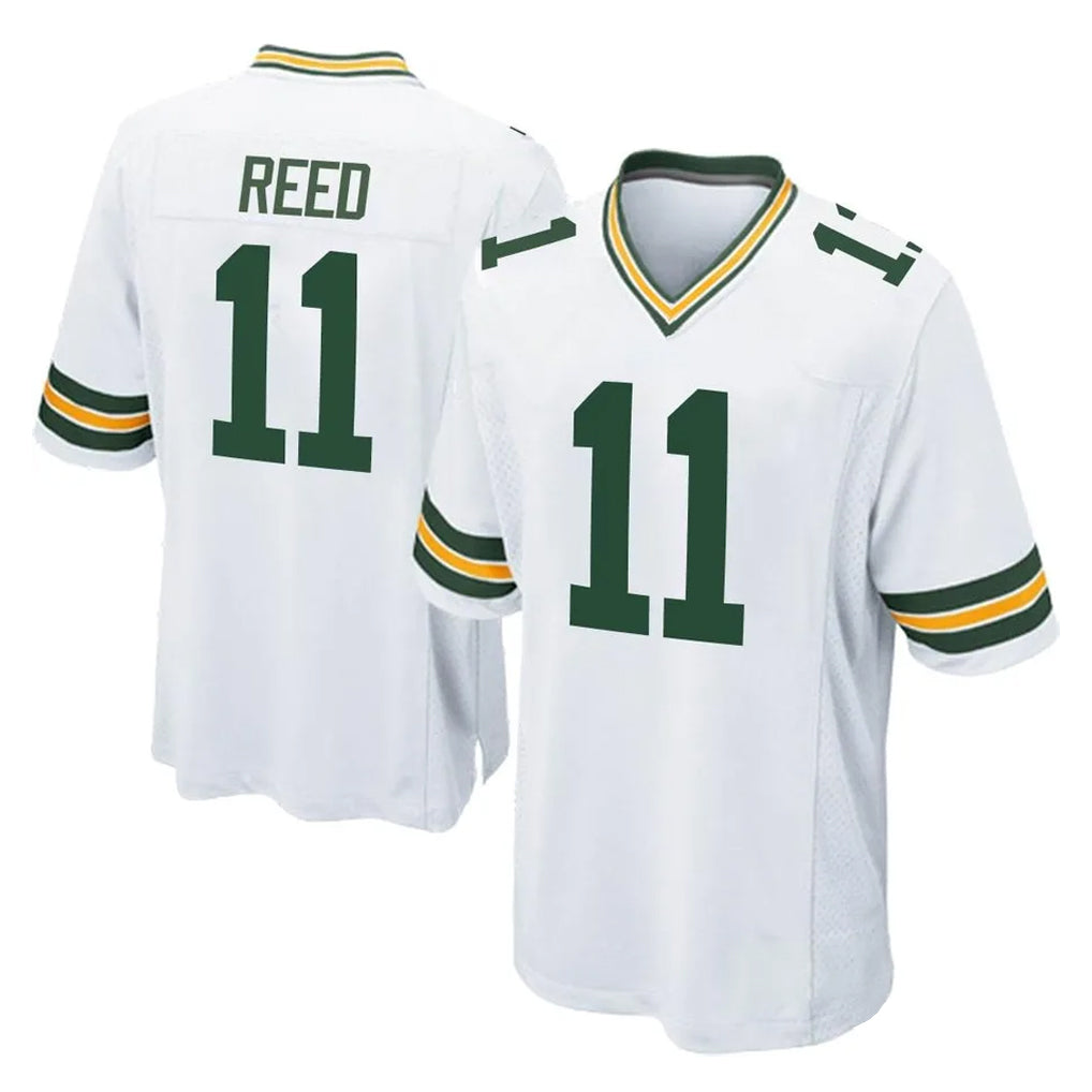 GB.Packers #11 Jayden Reed Player White Home Game Ldoa Stitched Jerseys