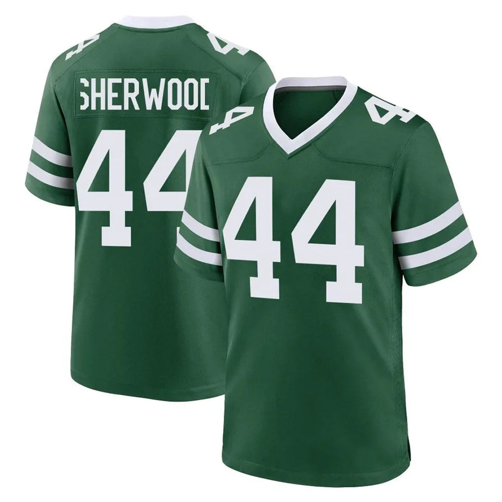 NY.Jets #44 Jamien Sherwood Player Green Legacy Home Game Ldoa Stitched Jerseys