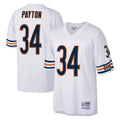 C.Bears #34 Walter Payton Player White 1985 Walter Payton Mitchell & Ness Throwback Retired Ldoa Stitched Jerseys
