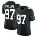 NY.Jets #97 Harrison Phillips Player Black Limited Legacy Vapor F.U.S.E. Home Game Ldoa Stitched Jerseys