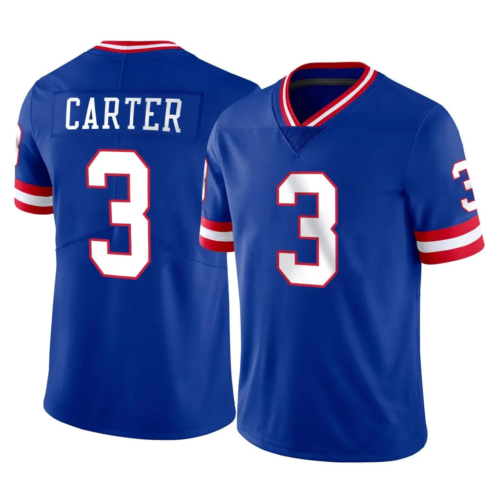 NY.Giants #3 Abdul Carter Player Royal Classic Vapor Home Game Ldoa Stitched Jerseys