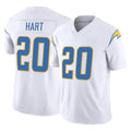 LA.Chargers #20 Cam Hart Player White Limited Vapor F.U.S.E. Home Game Ldoa Stitched Jerseys