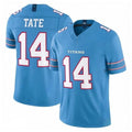 T.Titans #14 Carnell Tate Player Light Blue Team Vapor F.U.S.E. Limited Home Game Ldoa Stitched Jerseys