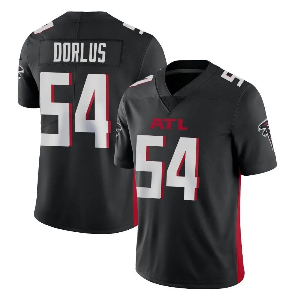 A.Falcons #54 Brandon Dorlus Player Black Vapor Untouchable Limited Home Game Ldoa Stitched Jerseys