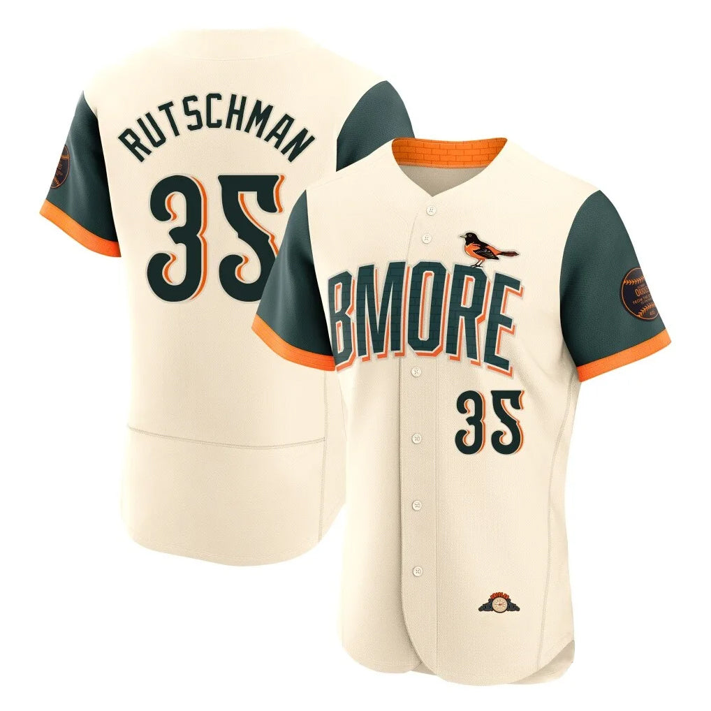B.Orioles #35 Adley Rutschman Player Cream 2026 City Connect Limited Elite Home Game Ldoa Stitched Jerseys