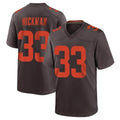 C.Browns #33 Ronnie Hickman Player Brown Alternate Home Game Ldoa Stitched Jerseys