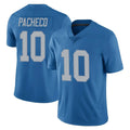 D.Lions #10 Isiah Pacheco Player Blue Limited Throwback Vapor Untouchable Ldoa Stitched Jerseys