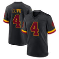 W.Commanders #4 Frankie Luvu Player Black Limited Home Game Ldoa Stitched Jerseys