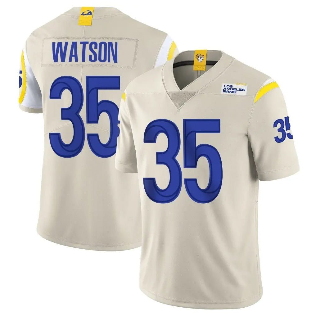 LA.Rams #35 Jaylen Watson Player Bone Limited Vapor Home Game Ldoa Stitched Jerseys