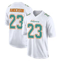 M.Dolphins #23 Zayne Anderson Player White Fashion Home Game Ldoa Stitched Jerseys