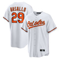 B.Orioles #29 Samuel Basallo Player White Home Game Ldoa Stitched Jerseys