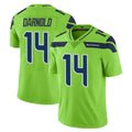 S.Seahawks #14 Sam Darnold Player Green Limited Color Rush Home Game Ldoa Stitched Jerseys
