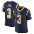 LA.Rams #3 Kam Curl Player Navy Limited Vapor Untouchable Home Game Ldoa Stitched Jerseys