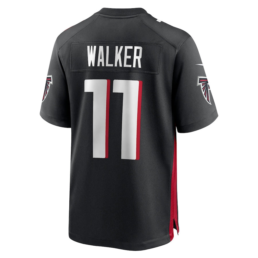 A.Falcons #11 Jalon Walker Player Black Home Game Ldoa Stitched Jerseys