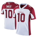 A.Cardinals #10 Josh Sweat Player White Vapor Limited Home Game Ldoa Stitched Jerseys