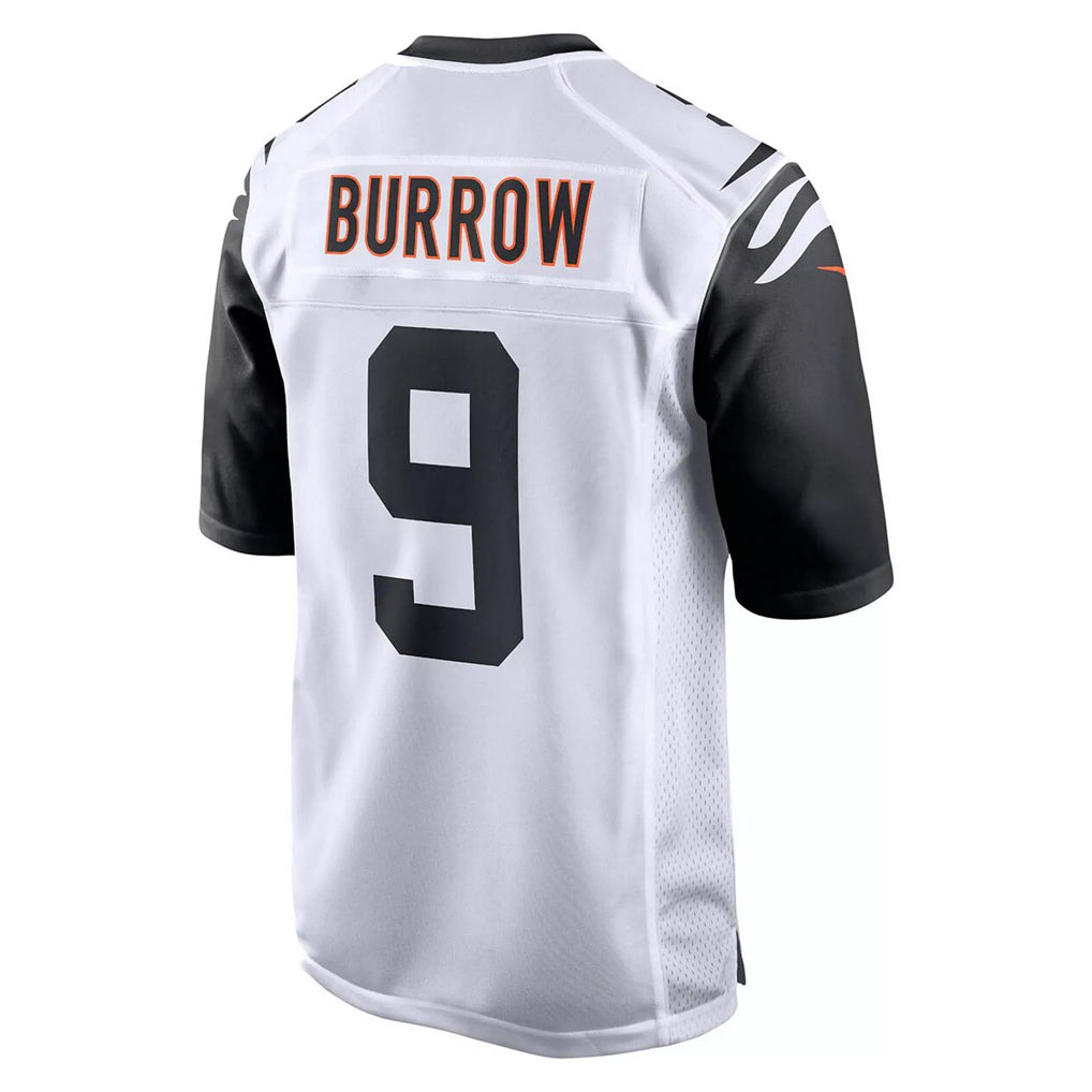 C.Bengals #9 Joe Burrow Player White Alternate Home Game Ldoa Stitched Jerseys
