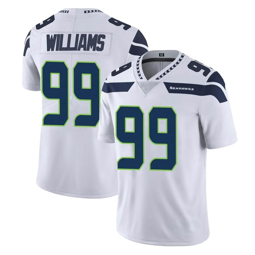 S.Seahawks #99 Leonard Williams Player White Limited Vapor Untouchable Home Game Ldoa Stitched Jerseys
