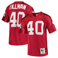 A.Cardinals #40 Pat Tillman Player Red Mitchell & Ness Cardinal Legacy Replica Ldoa Stitched Jerseys