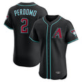 A.Diamondbacks #2 Geraldo Perdomo Player Black Limited Elite Home Game Ldoa Stitched Jerseys