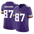 M.Vikings #87 T.J. Hockenson Player Purple Limited Vapor F.U.S.E. Home Game Ldoa Stitched Jerseys
