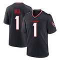 H.Texans #1 Tank Dell Player Navy Team Home Game Ldoa Stitched Jerseys