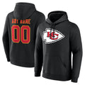Custom KC.Chiefs Gray LoGo Pullover Hoodies Limited Any Name & Numbers Ldoa Stitched Jerseys