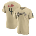 A.Diamondbacks #4 Ketel Marte Player Tan City Connect Limited Elite Home Game Ldoa Stitched Jerseys