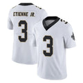 NO.Saints #3 Travis Etienne Jr. Player White Limited Vapor Untouchable Home Game Ldoa Stitched Jerseys