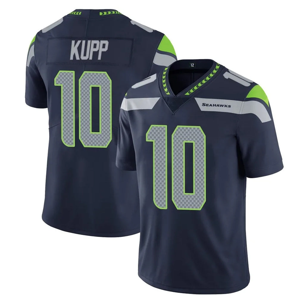 S.Seahawks #10 Cooper Kupp Player Navy Limited Vapor Untouchable Home Game Ldoa Stitched Jerseys