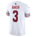 A.Cardinals #3 Budda Baker Player White Vapor F.U.S.E. Limited Ldoa Stitched Jerseys