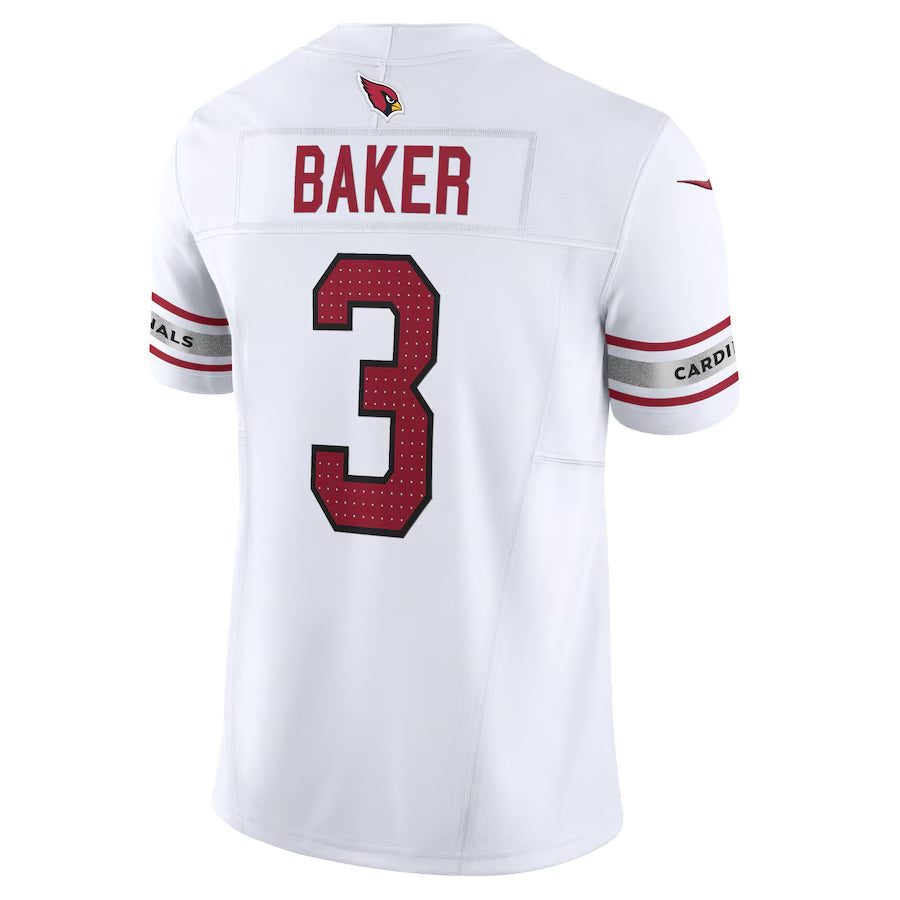 A.Cardinals #3 Budda Baker Player White Vapor F.U.S.E. Limited Ldoa Stitched Jerseys