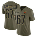 W.Commanders #67 Nick Allegretti Player Olive 2025 Salute To Service Limited Home Game Ldoa Stitched Jerseys