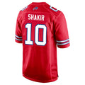 B.Bills #10 Khalil Shakir Player Red Home Game Ldoa Stitched Jerseys