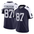 D.Cowboys #87 Jake Ferguson Player Navy-White Limited Alternate Vapor F.U.S.E. Home Game Ldoa Stitched Jerseys