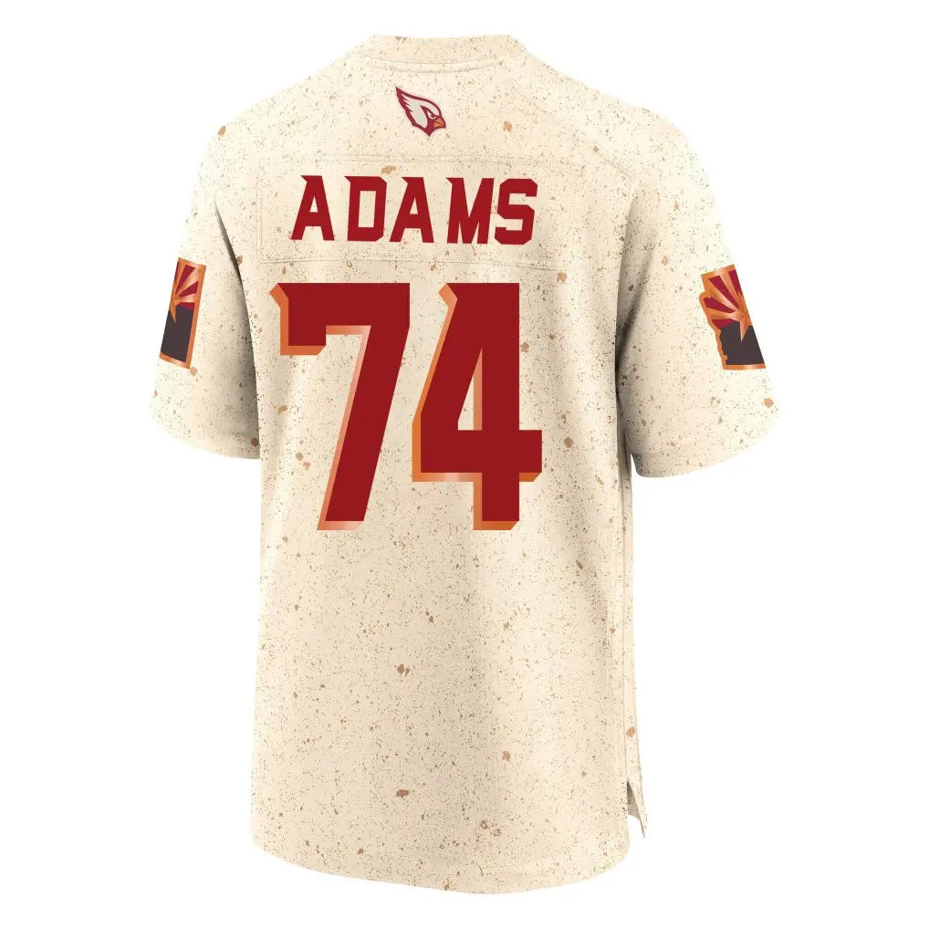 A.Cardinals #74 Isaiah Adams Player Cream Rivalries Collection Game Ldoa Stitched Jerseys
