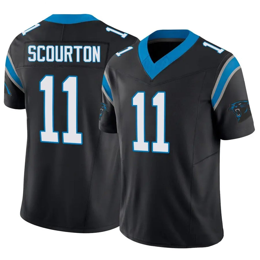 C.Panthers #11 Nic Scourton Player Black Vapor F.U.S.E. Limited Ldoa Stitched Jerseys