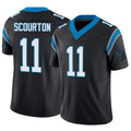 C.Panthers #11 Nic Scourton Player Black Vapor F.U.S.E. Limited Ldoa Stitched Jerseys